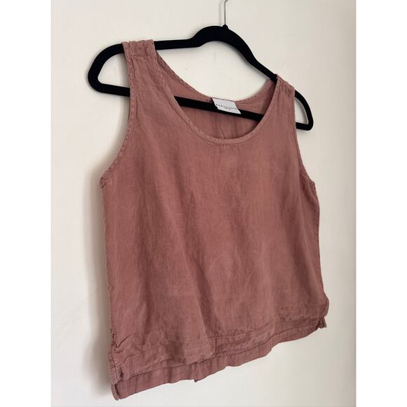 Parachute 100% Linen Tank Top in Pink - Medium - Picture 5 of 8